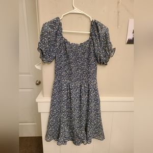 Floral Puff Sleeve Dress